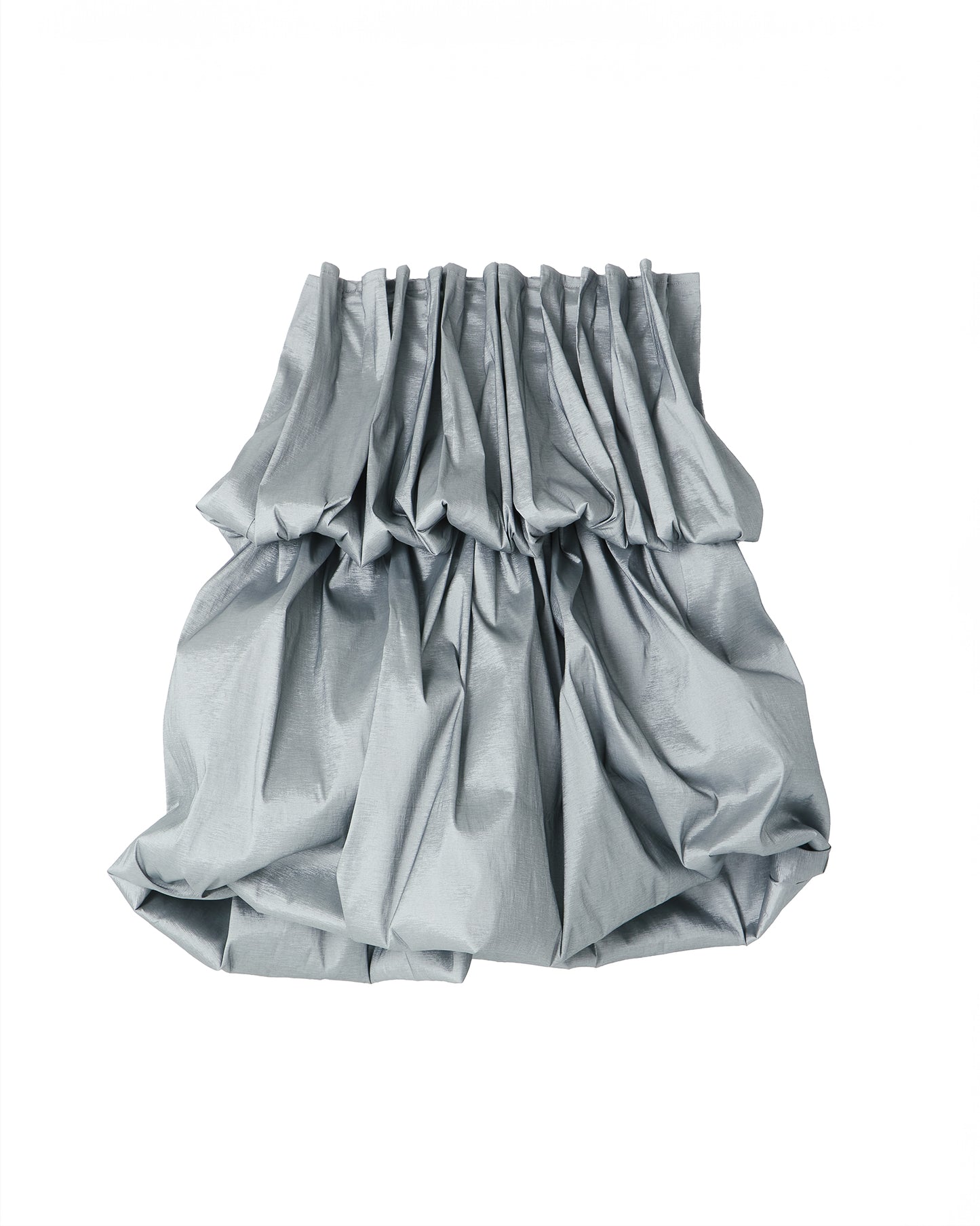 Silver Double Balloon Skirt